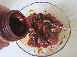 小米蒸牛肉的做法步骤：4