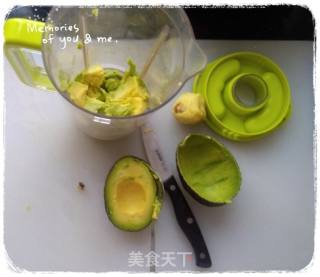 牛油果奶昔的做法步骤：3