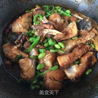 红烧青豆鱼块的做法步骤：15