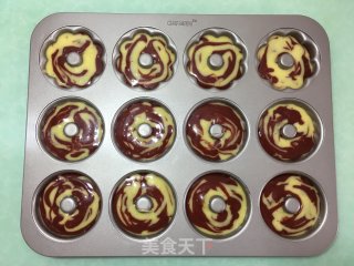 双色凤梨夹心甜甜圈的做法步骤：13