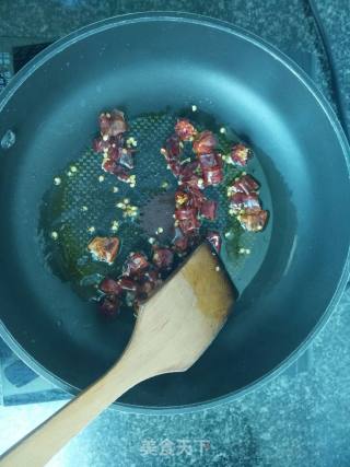豆豉炒莲花白的做法步骤：2