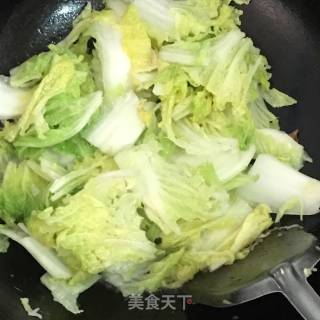 白菜粉丝炖豆腐的做法步骤：6