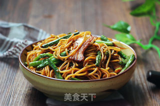 豇豆炒面的做法步骤：10