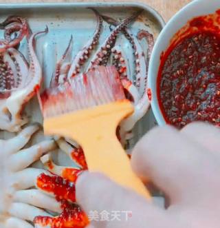 烤鱿鱼的做法步骤：6