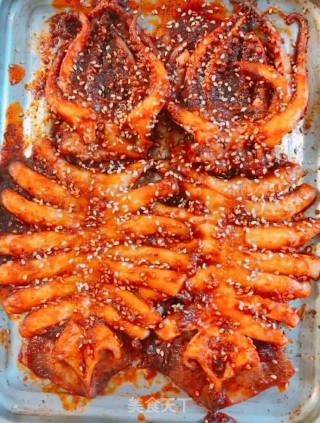 烤鱿鱼的做法步骤：7