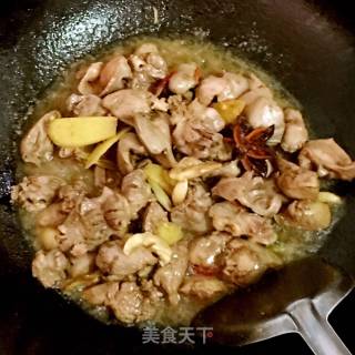 鸡杂炒青椒的做法步骤：5