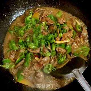 鸡杂炒青椒的做法步骤：9