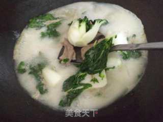 白菜猪肝汤的做法步骤：6