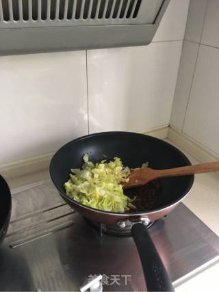 蔬菜炸酱面的做法步骤：5