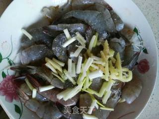 孜然脆皮虾的做法步骤：2