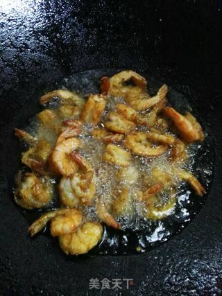 孜然脆皮虾的做法步骤：9