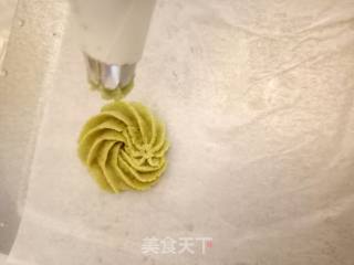 抹茶曲奇饼干的做法步骤：10