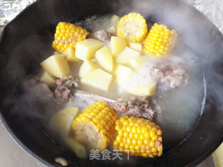 秋季滋补靓汤——玉米羊肉汤的做法步骤：8