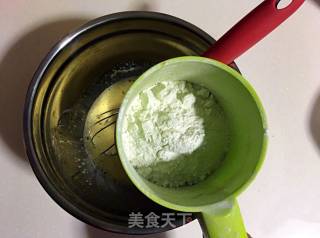 黑芝麻酱戚风蛋糕的做法步骤：3