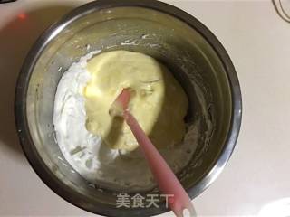 黑芝麻酱戚风蛋糕的做法步骤：9