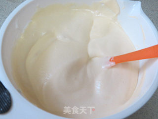 松软似棉滴【洋梨棉花蛋糕】的做法步骤：9