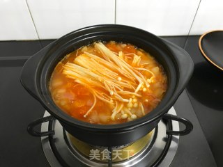 蕃茄金针菇牛肉的做法步骤：12