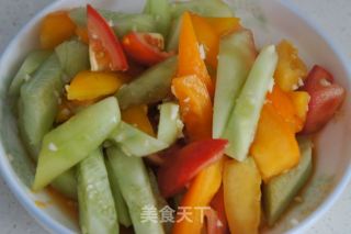 糖蒜黄瓜西红柿的做法步骤：5
