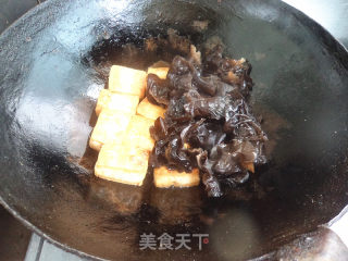豆腐烧木耳的做法步骤：7