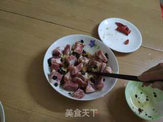 南瓜蒸排骨的做法步骤：4