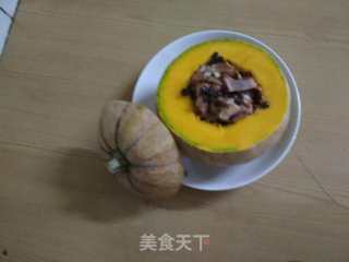 南瓜蒸排骨的做法步骤：6