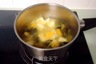 双蛋上汤芥菜的做法步骤：7