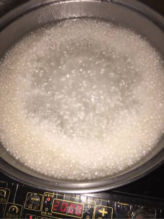 红豆紫薯西米糊的做法步骤：7
