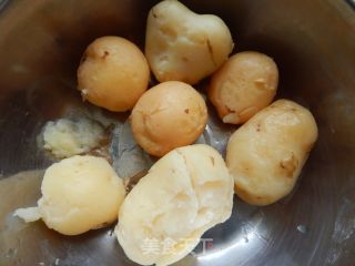 香肠焗土豆泥的做法步骤：7