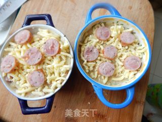 香肠焗土豆泥的做法步骤：17