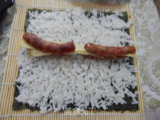 香肠寿司的做法步骤：7