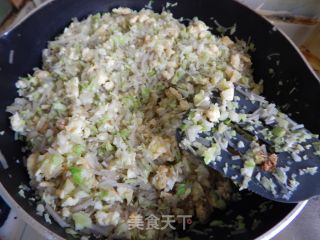包菜粉丝蒸饺子的做法步骤：12