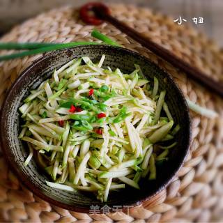 凉拌西葫芦丝的做法步骤：10