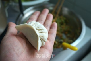 猪肉豆角胡萝卜烫面蒸饺的做法步骤：10