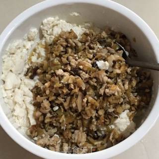 蒸豆腐饼的做法步骤：4