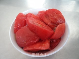 手撕杏鲍菇炒西红柿的做法步骤：4