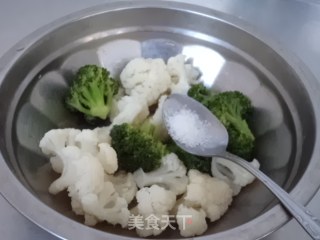 椒油双花的做法步骤：6