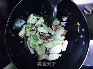 私房丝瓜海鲜米面的做法步骤：9