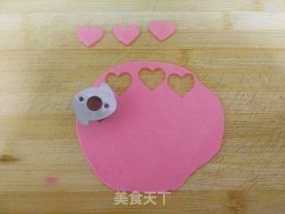 七夕爱心戒指饼干的做法步骤：1
