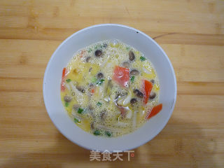 蟹味菇滑蛋的做法步骤：6
