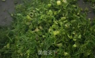 皮薄不破茴香大馅饺子的做法步骤：2