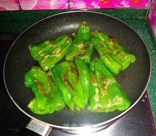 糖醋虎皮椒的做法步骤：6