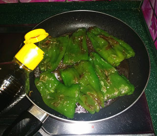 糖醋虎皮椒的做法步骤：9