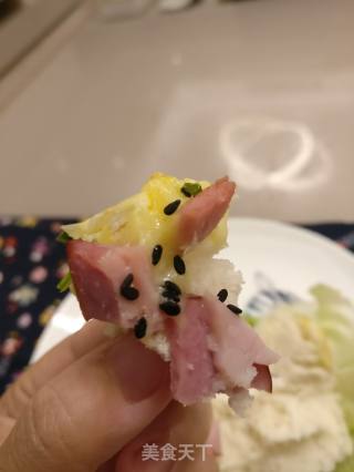 芝士烤馒头，冷馒头的华丽转身的做法步骤：7