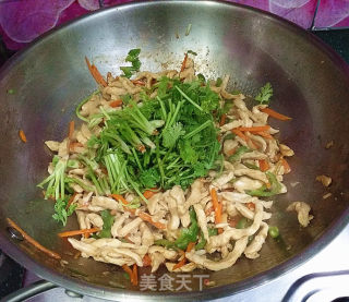 小炒鸡胸肉的做法步骤：12