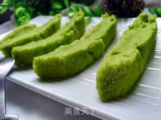 菠菜蒸糕的做法步骤：14