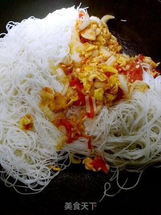 炒米粉的做法步骤：6