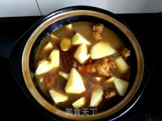 土豆粉条炖翅根的做法步骤：12