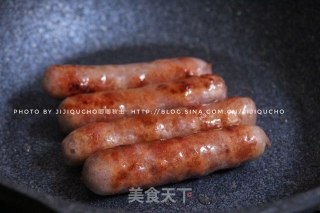 小黄人香肠蛋糕卷的做法步骤：9