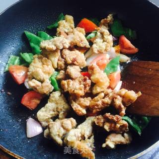 茄汁酥肉的做法步骤：4