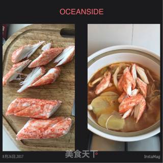 泡菜芝士年糕锅仔的做法步骤：8